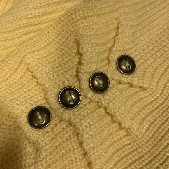 Open Back, Yellow, Cowl Neck Sweater by NY & Co - Picture 10 of 10